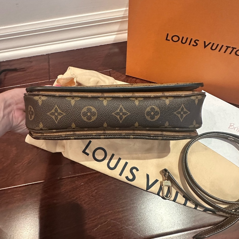 Louis Vuitton Two-Tone Monogram Crossbody Bag - Picture 7 of 9